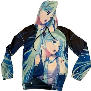 Hatsune Miku Anime Hoodie M